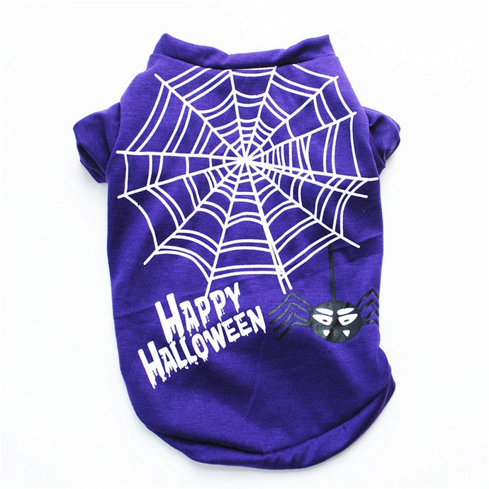 Halloween Purple Spider Costume For Pets Dog