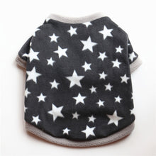 Load image into Gallery viewer, Fleece Star Printed Dog Clothes For Small Puppy Teddy Schnauzer Dog Clothes